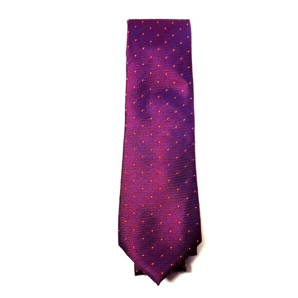 Kenneth Cole Awearness Silk Men's Tie Burgundy Geometric Size X-Long NEW - Picture 4 of 16